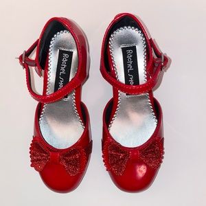 Girls Red Patent “Rachel Shoes” Size 13